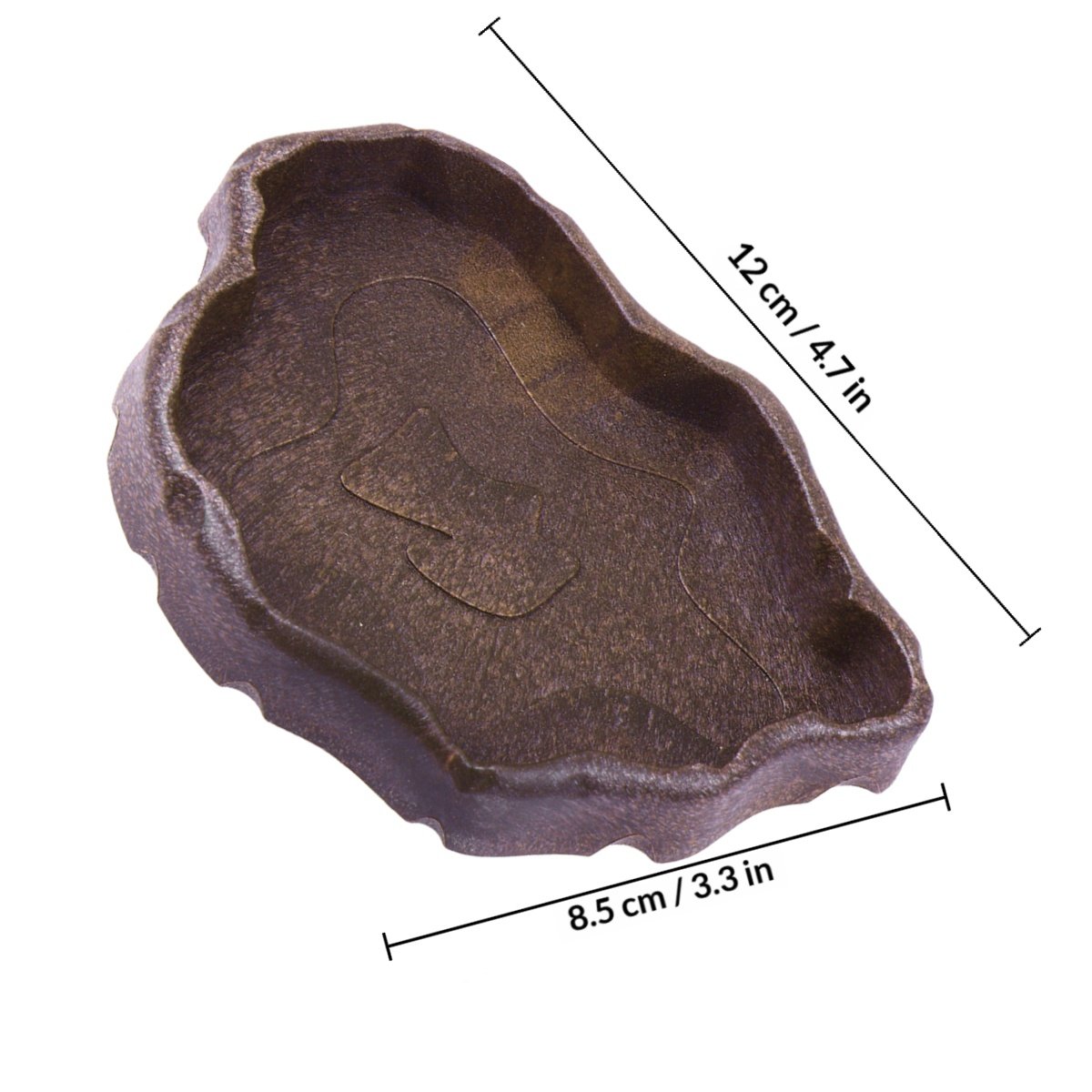 爬虫類用樹脂製フードディッシュ コーヒーサイズS 滑り止め付 - Water Dish Reptile のレビューと価格