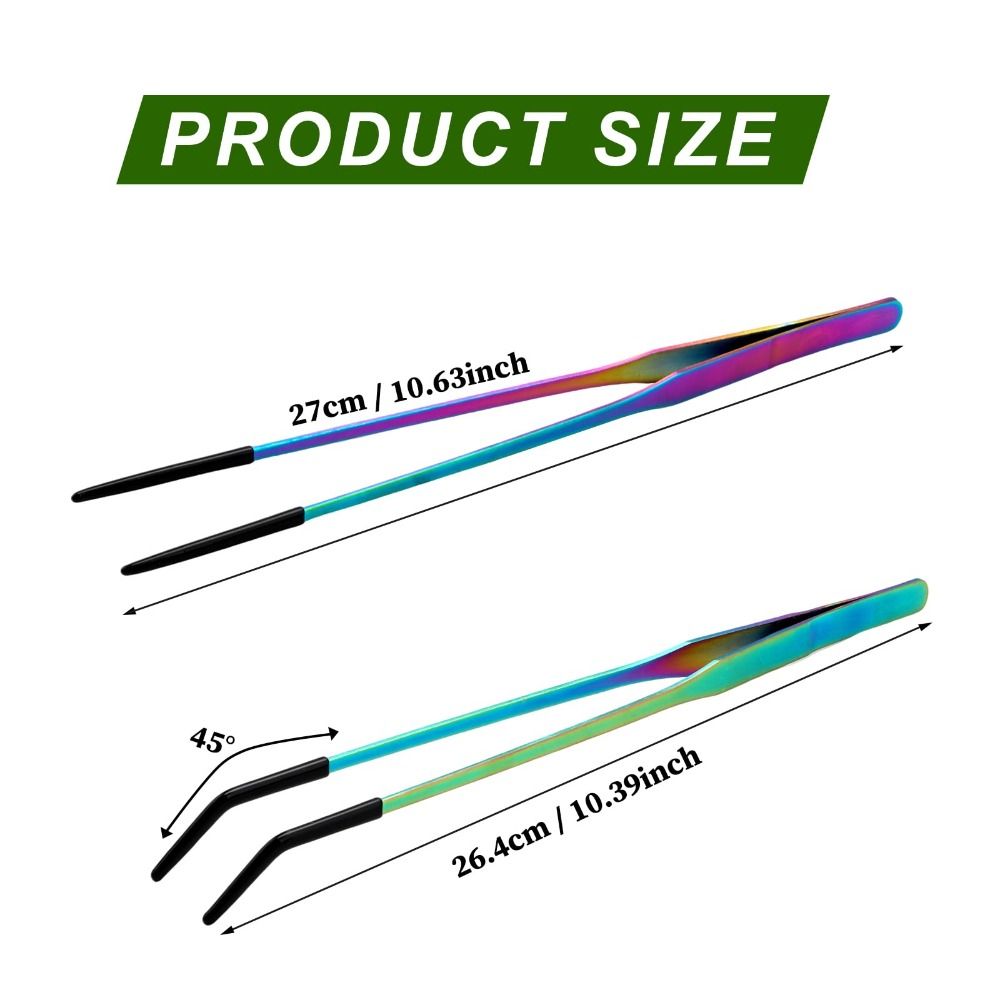 2個セット ステンレス製 爊虫用給餌トング テラリウムタンク - Feeding Tong Stainless のレビューと価格