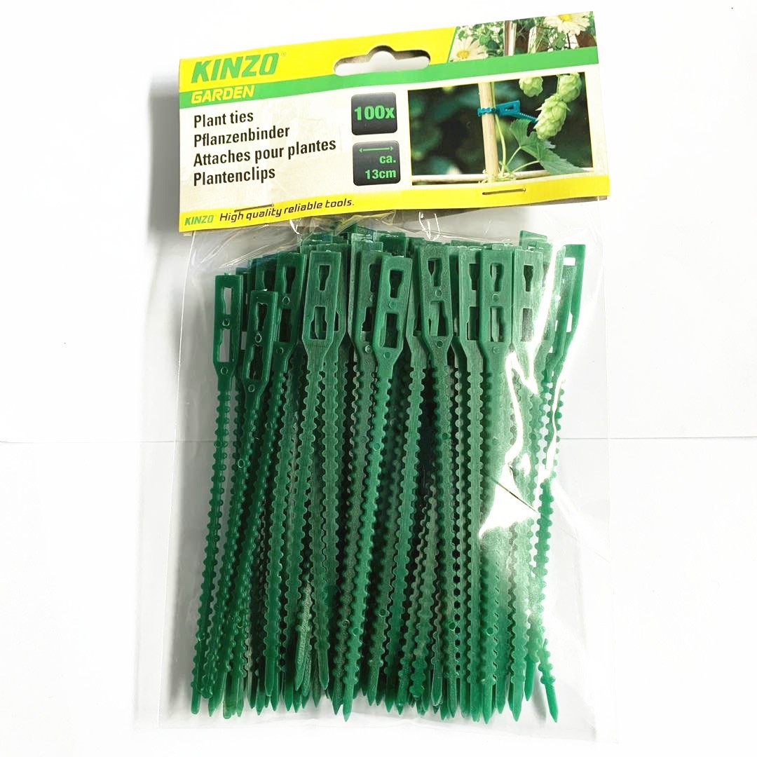 50個入り 調整可能なプラスチック製植物用ケーブルタイ 再利 - Vine Climbing Plastic のレビューと価格