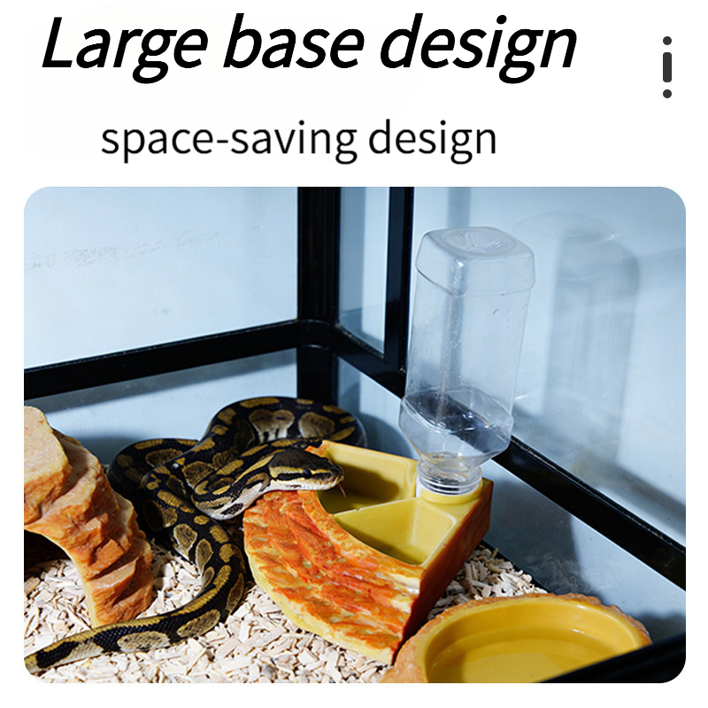 2 in 1 爬虫類用ウォーターカップフィーダー、吊り下げ式 - Water Dish Reptile のレビューと価格