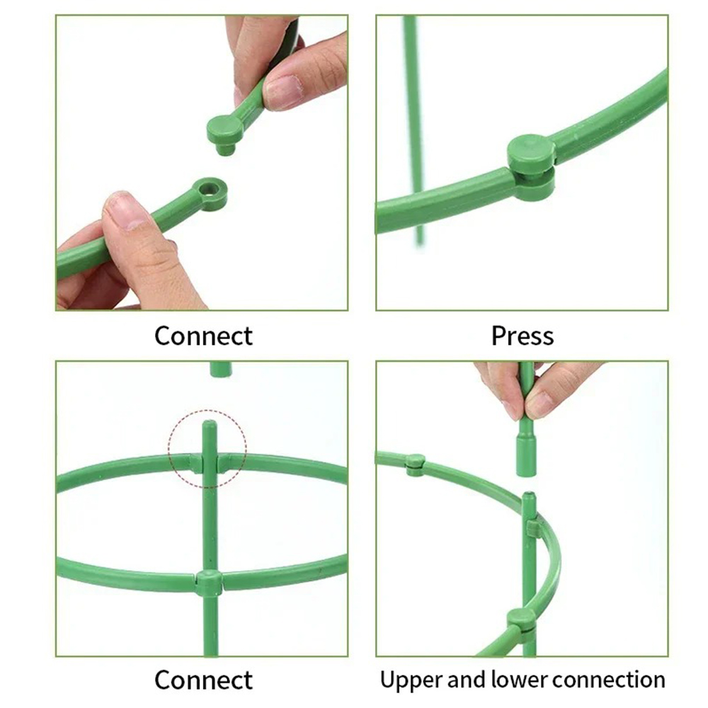 半円形プラスチック製植物支柱盆栽固定棒、つる性植物用支柱、庭 - Vine Climbing Plastic のレビューと価格
